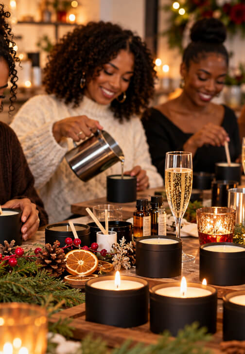 Fall and Holiday Candle Making Trio Class - PRIVATE New York City ...