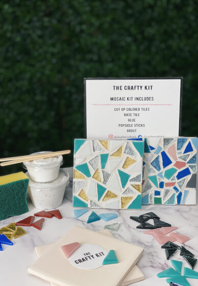 Mosaic Coaster Craft Kit | DIY Craft Kit | Gifts | ClassBento
