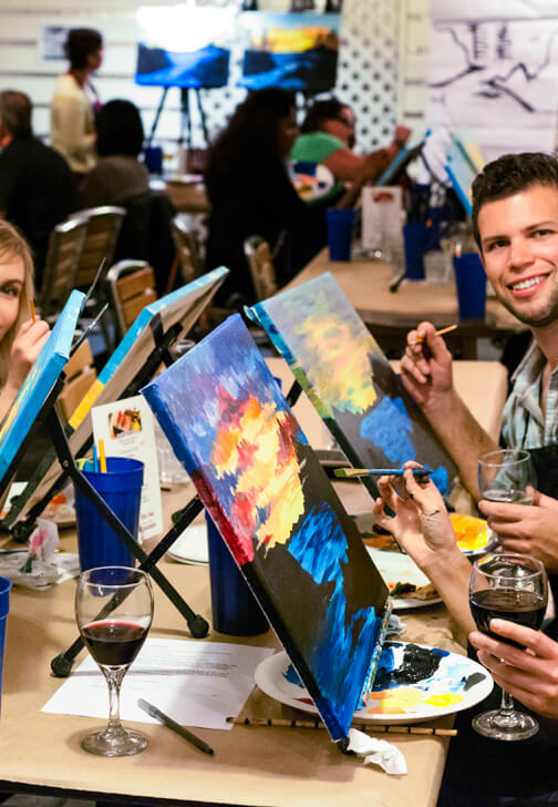 Paint and Sip Class in Chula Vista San Diego | Events | ClassBento