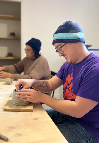 Hand Building Ceramic Gnome Luminary Course Seattle | ClassBento