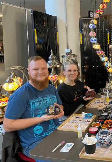 Mosaic Lamp Making Workshop Cape Coral | Events | ClassBento