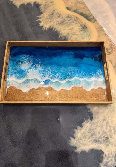 Ocean Resin Art Workshop Orange County | Gifts | ClassBento