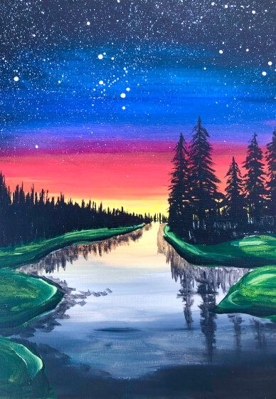 Paint and Sip Class in Huntington Beach Orange County | ClassBento