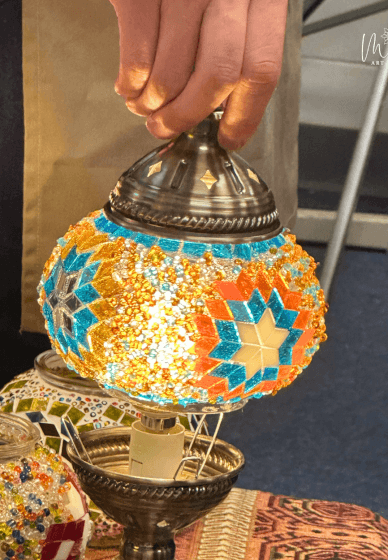 Turkish Mosaic Lamp Workshop in Asbury Park New Jersey | ClassBento
